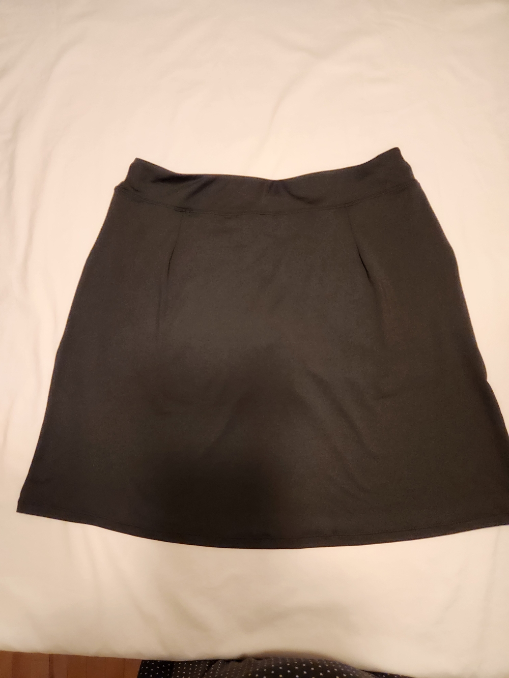 Black Athletic Skort with Built-In Shorts | Women's XL | Stretch Golf Tennis Act